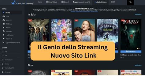 ilgeniodwllostreaming|genio dello streaming nuovo sito.